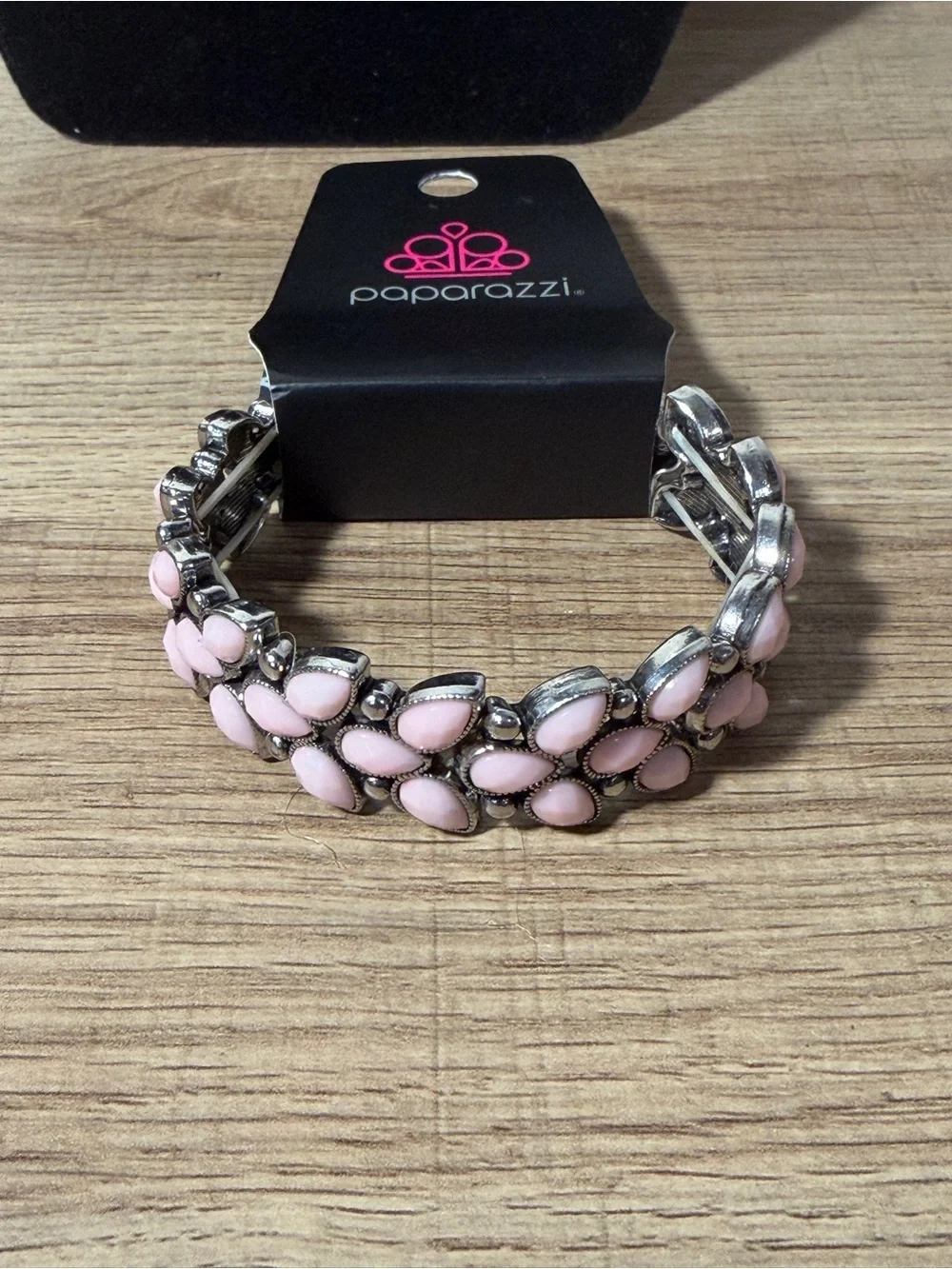 paparazzi Pink Teardrop Link Bracelet